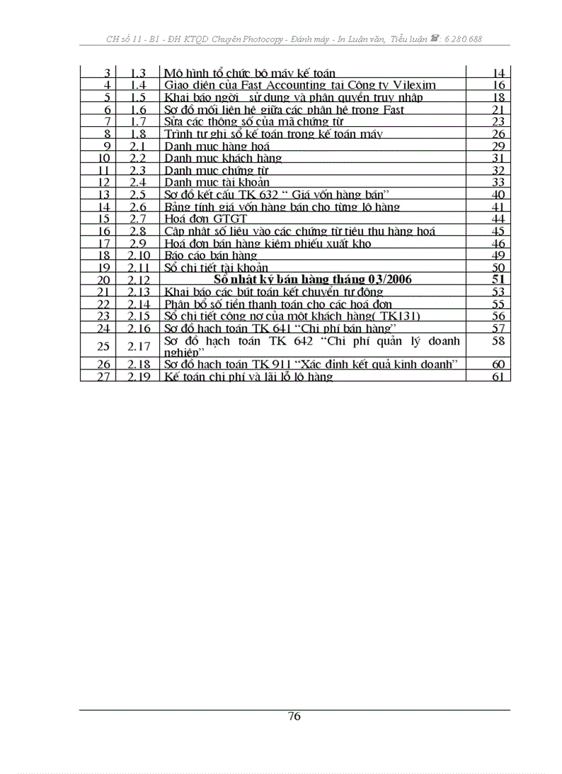 image for page Kế toán tiêu thụ và xác định kết quả tiêu thụ hàng hoá tại Công ty CP XNK và Hợp tác đầu tư Vilexim