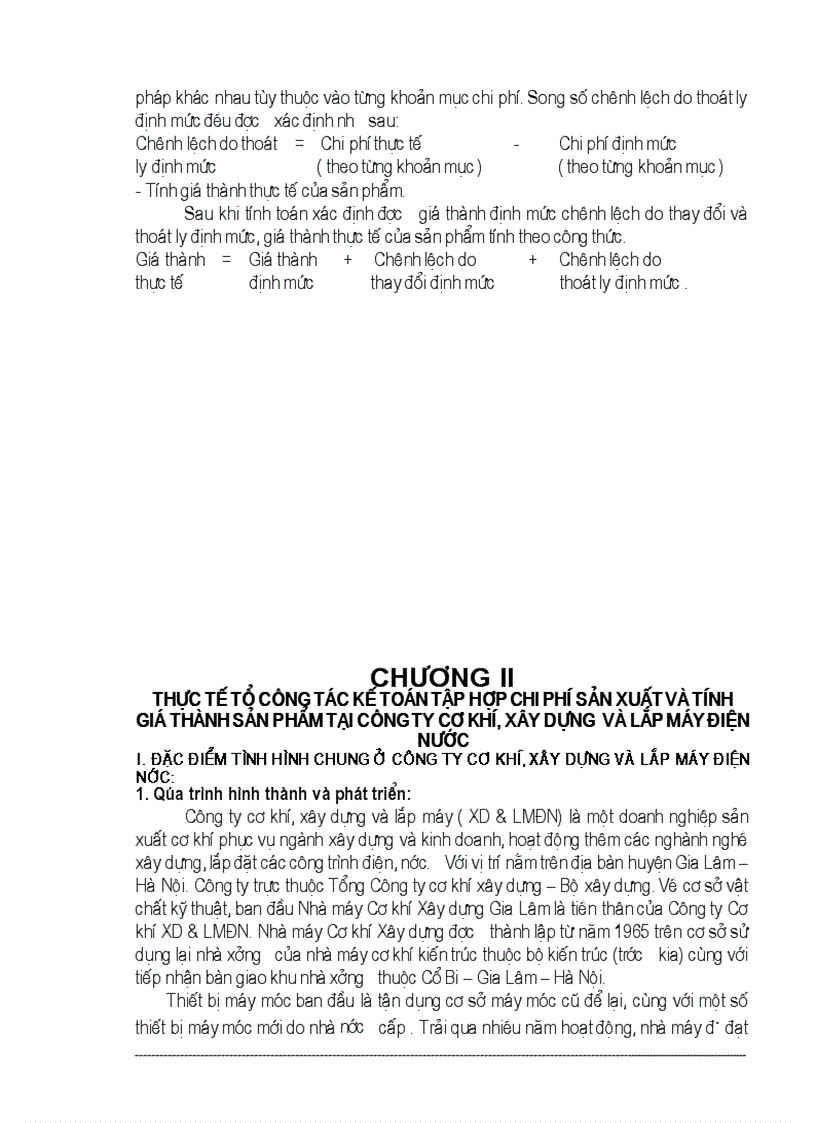 image for page Kế toán tập hợp chi phí sản xuất và tính giá thành sản phẩm tại Công ty cơ khí xây dựng và lắp máy điện nước