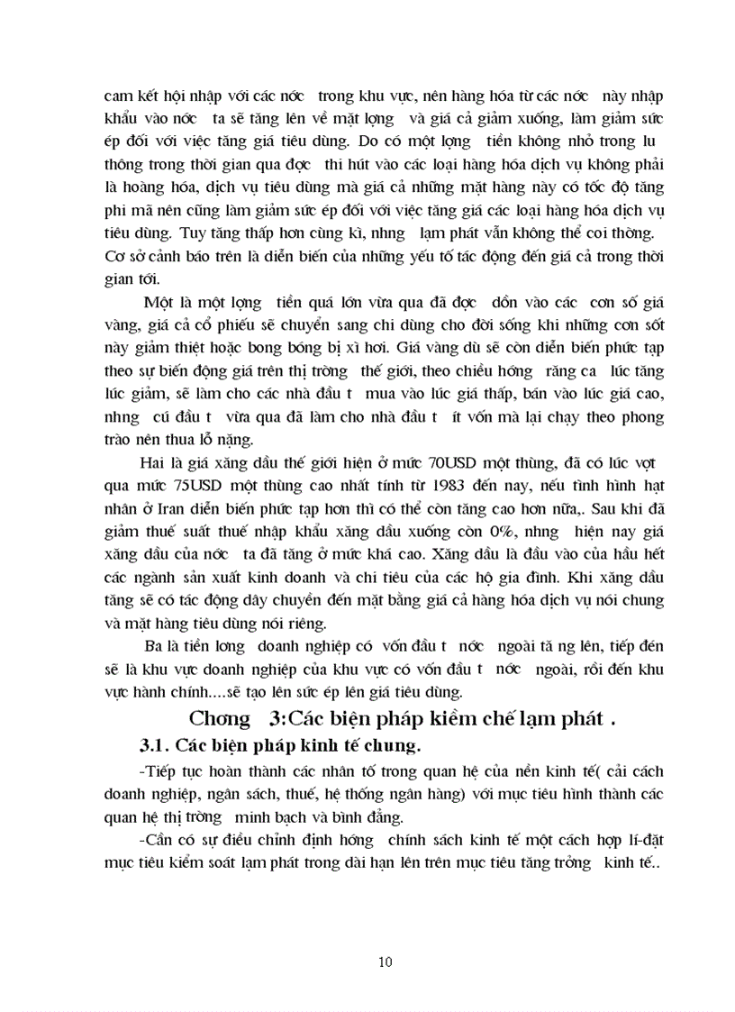 image for page Thực trạng lạm phát ở VN và giải pháp kiềm chế lạm phát