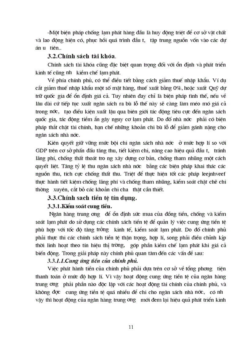 image for page Thực trạng lạm phát ở VN và giải pháp kiềm chế lạm phát