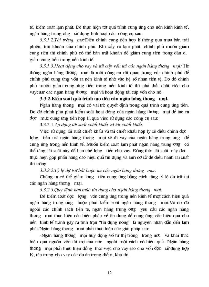 image for page Thực trạng lạm phát ở VN và giải pháp kiềm chế lạm phát