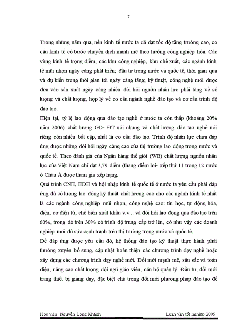 image for page Chính sách của Đảng về phát triển dạy nghề trong thời kỳ CNH HĐH đất nước