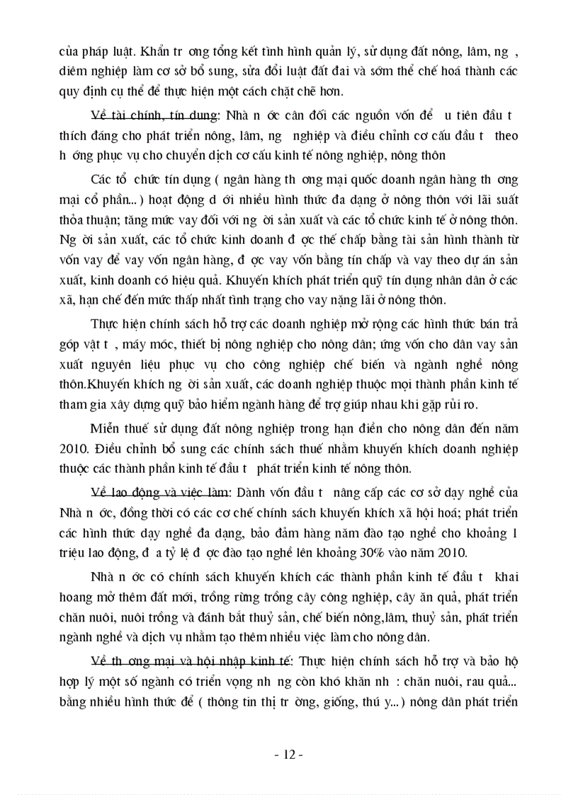 image for page Thực trạng và giải pháp công nghiệp hoá hiện đại hoá nông nghiệp nông thôn ở nước ta hiện nay