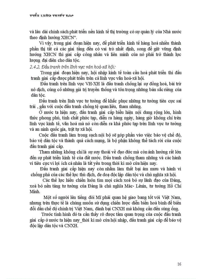 image for page Giai cấp và vấn đề giai cấp ở Việt Nam hiện nay