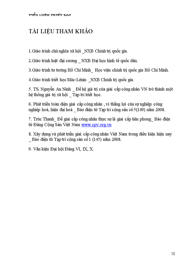 image for page Giai cấp và vấn đề giai cấp ở Việt Nam hiện nay