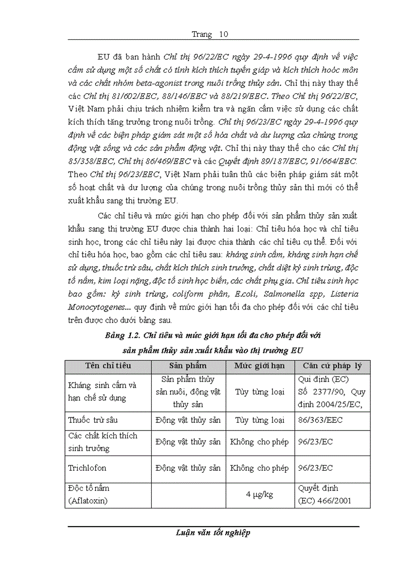 image for page Các nhân tố tác động tới tăng trưởng xuất khẩu thủy sản của Việt Nam sang thị trường EU khi gia nhập WTO