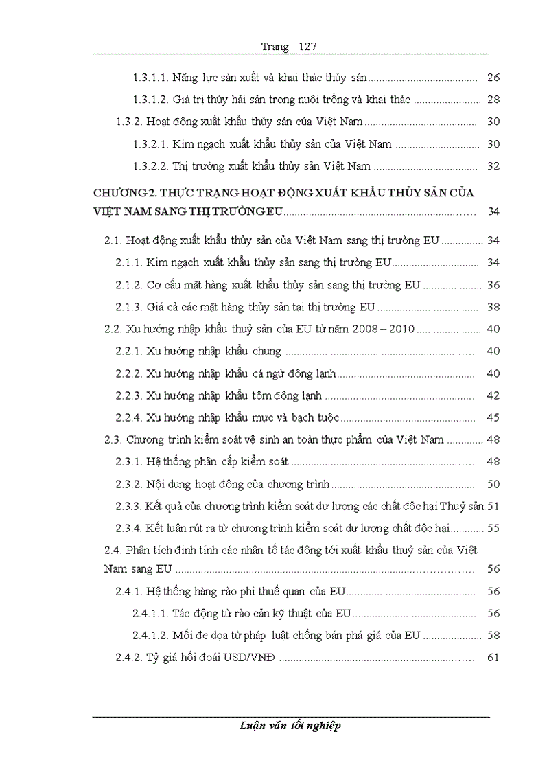 image for page Các nhân tố tác động tới tăng trưởng xuất khẩu thủy sản của Việt Nam sang thị trường EU khi gia nhập WTO