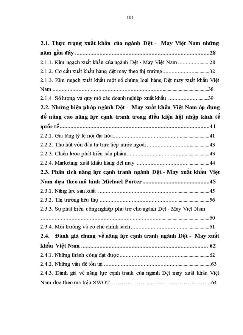 image for page Nâng cao năng lực cạnh tranh ngành Dệt may xuất khẩu Việt Nam trong điều kiện hội nhập kinh tế
