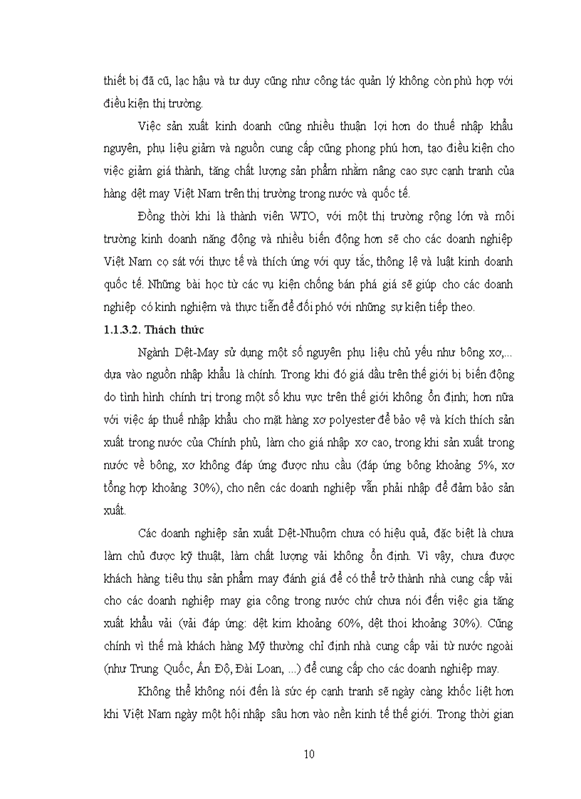 image for page Nâng cao năng lực cạnh tranh của tổng công ty dệt may Hà Nội