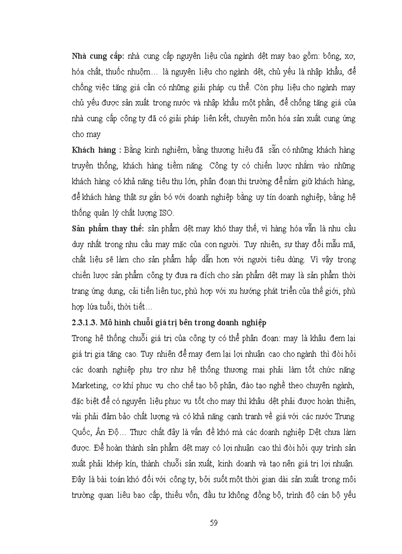 image for page Nâng cao năng lực cạnh tranh của tổng công ty dệt may Hà Nội