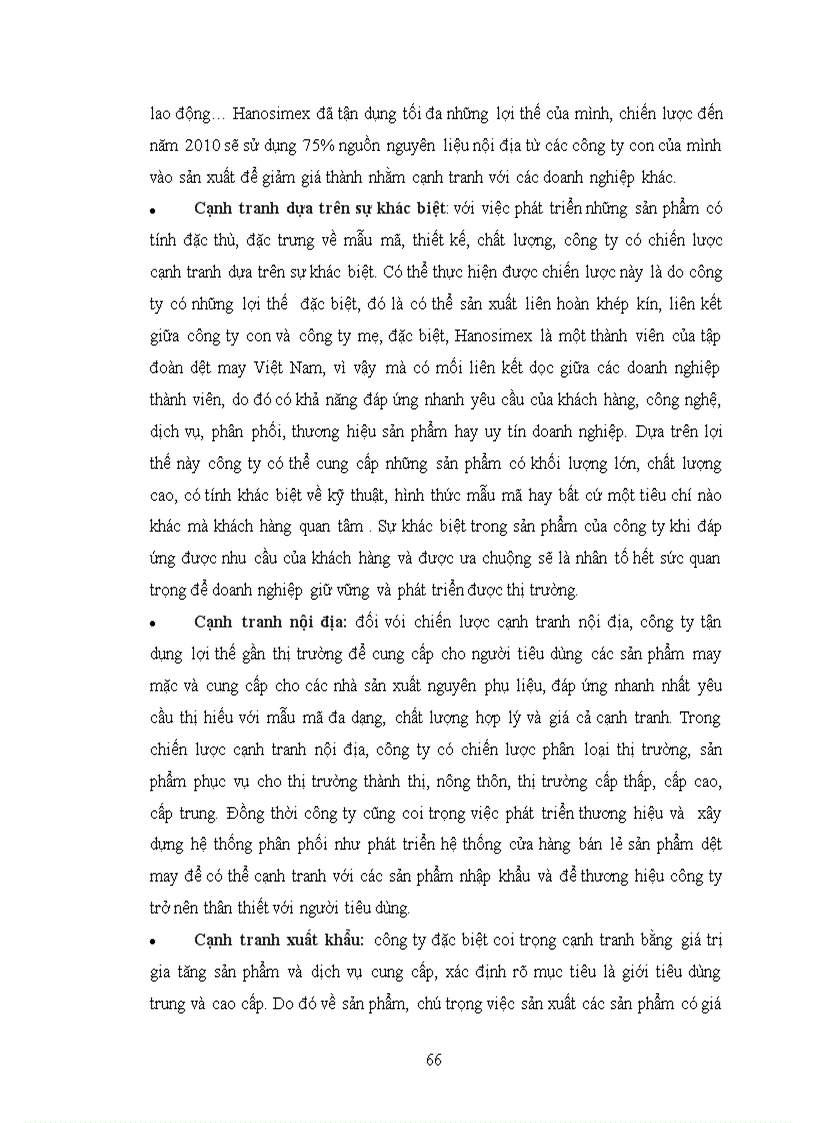 image for page Nâng cao năng lực cạnh tranh của tổng công ty dệt may Hà Nội