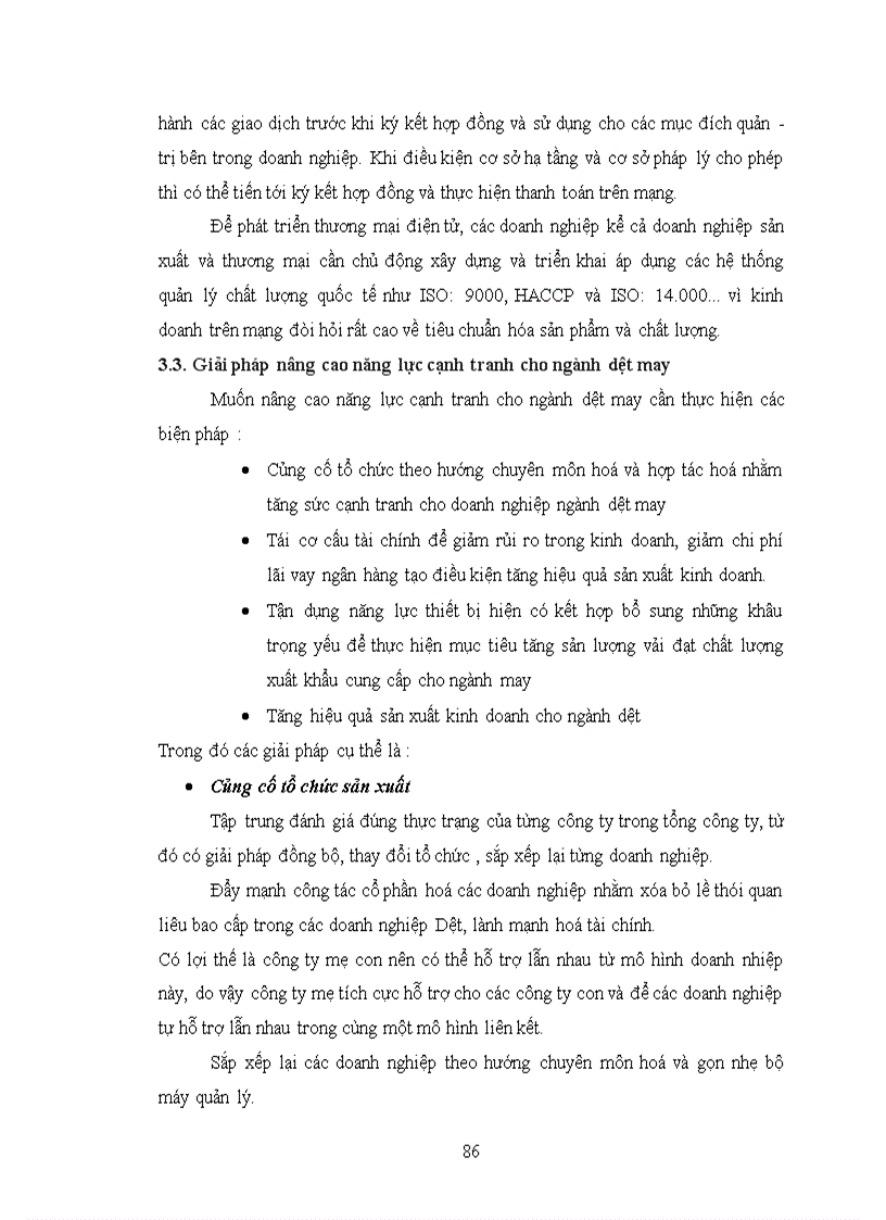image for page Nâng cao năng lực cạnh tranh của tổng công ty dệt may Hà Nội