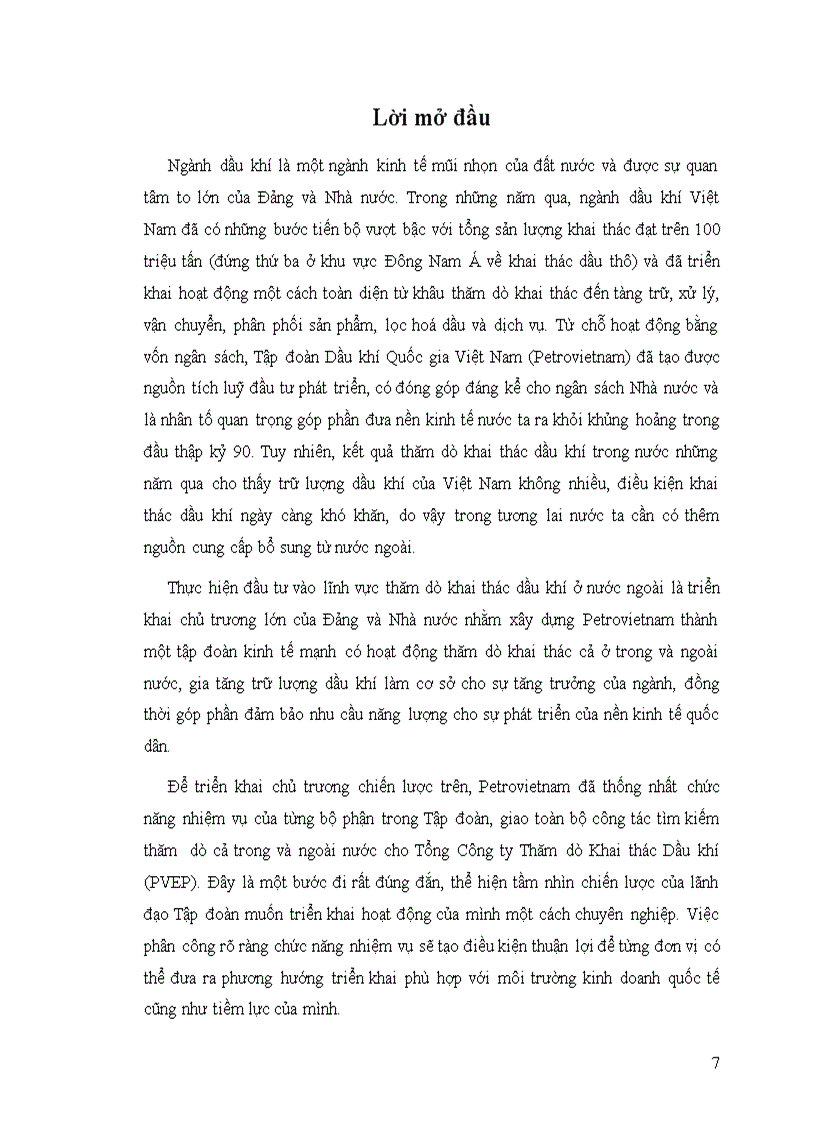 image for page Mở rộng hoạt động đầu tư ra nước ngoài trong lĩnh vực dầu khí lấy ví dụ thực tế tại Tổng Công ty Thăm dò Khai thác Dầu khí PVEP