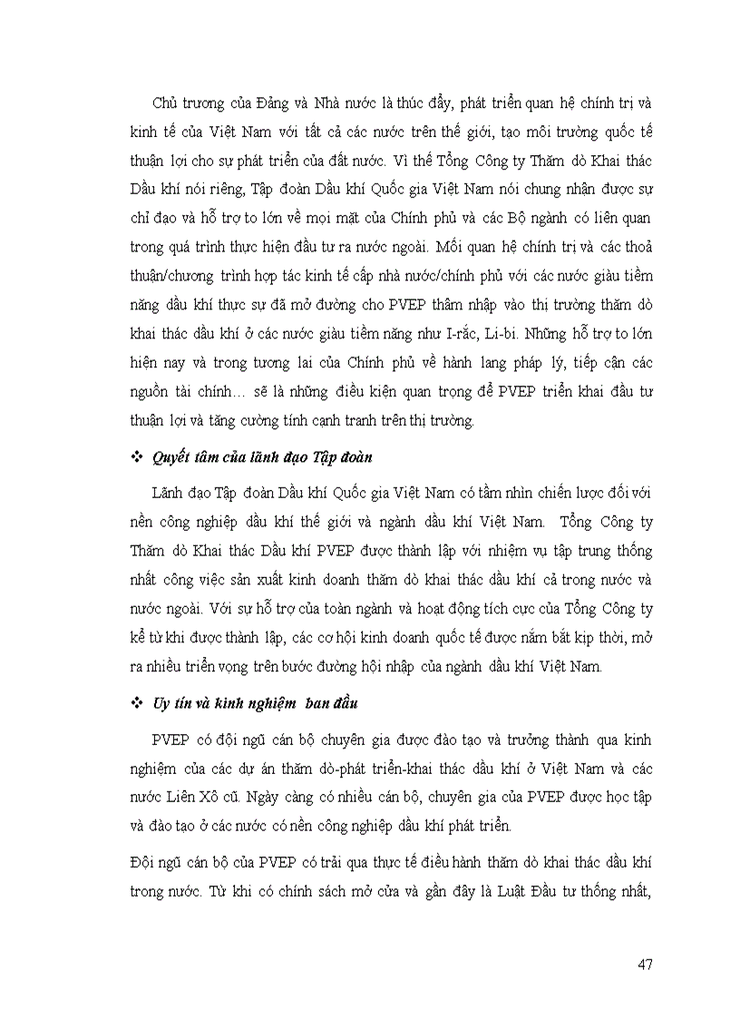 image for page Mở rộng hoạt động đầu tư ra nước ngoài trong lĩnh vực dầu khí lấy ví dụ thực tế tại Tổng Công ty Thăm dò Khai thác Dầu khí PVEP