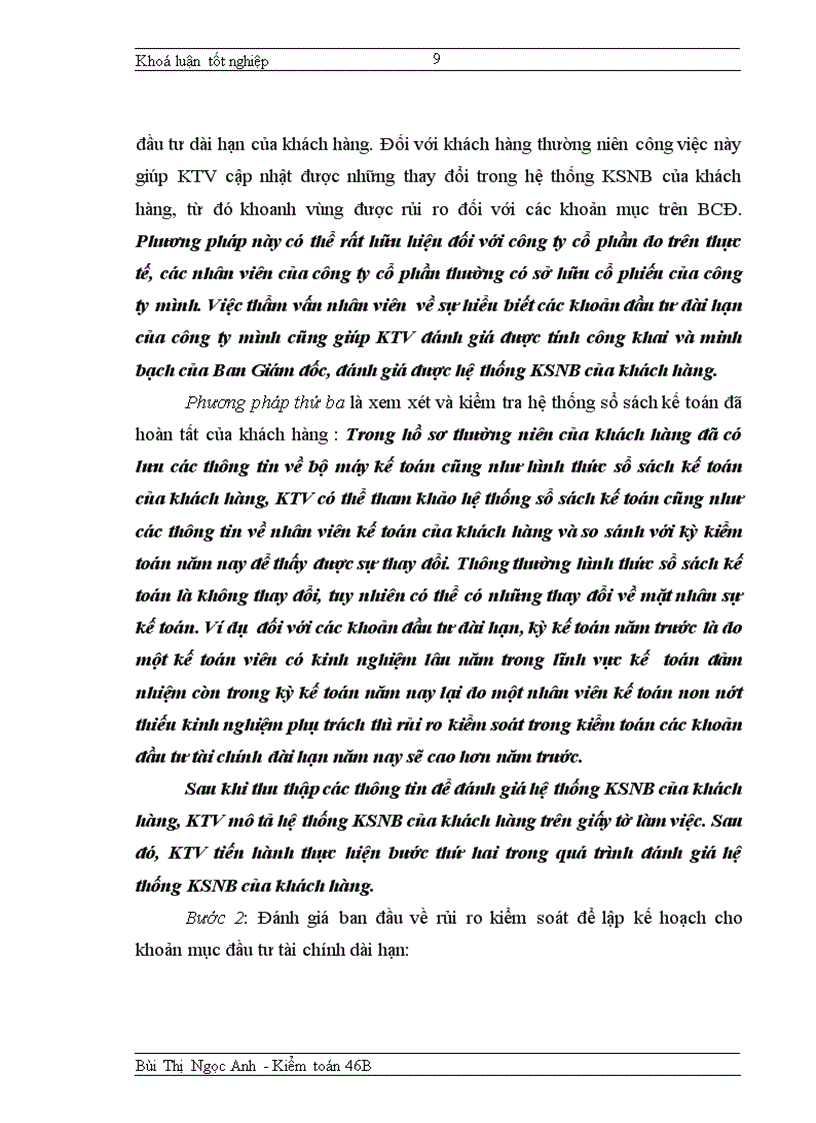 image for page Hoàn thiện quy trình kiểm toán các khoản đầu tư tài chính dài hạn do Công ty AASC thực hiện