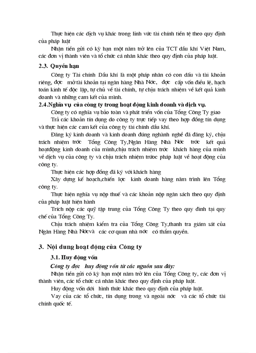 image for page Những biện pháp cần được áp dụng nhằm nâng cao hiệu quả thu xếp và huy động vốn tại công ty tài chính dầu khí