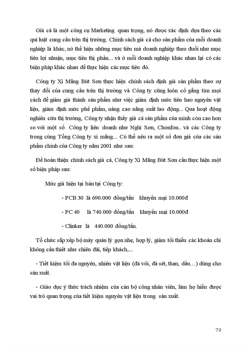 image for page Một số biện pháp nhằm đẩy mạnh hoạt động tiêu thụ sản phẩm ở Công ty Xi Măng Bút Sơn