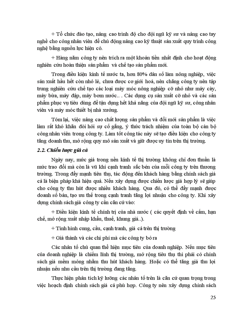 image for page Hoạt động tiêu thụ sản phẩm tại công ty Cơ điện và Phát triển nông thôn Thực trạng và giải pháp