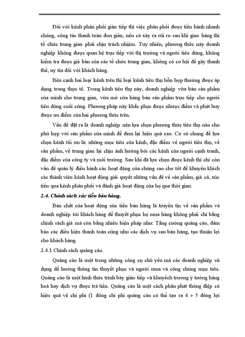 image for page Một số biện pháp nhằm thúc đẩy công tác tiêu thụ sản phẩm tại Công ty Dệt 8 3