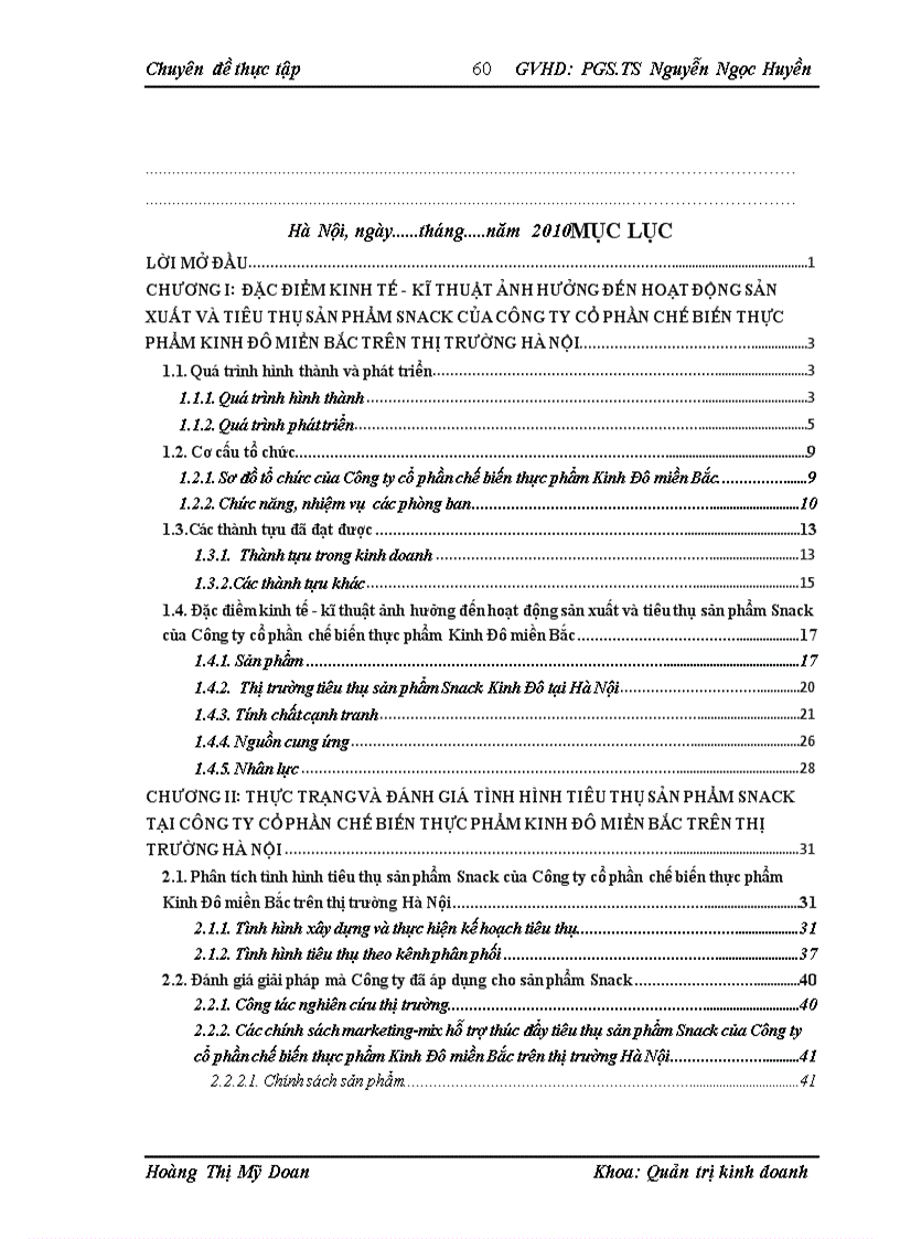 image for page Đẩy mạnh tiêu thụ sản phẩm Snack của Công ty cổ phần chế biến thực phẩm Kinh Đô miền Bắc trên thị trường Hà Nội