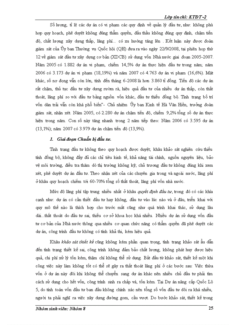 image for page Thất thoát và lãng phí trong đầu tư Thực trạng và giải pháp