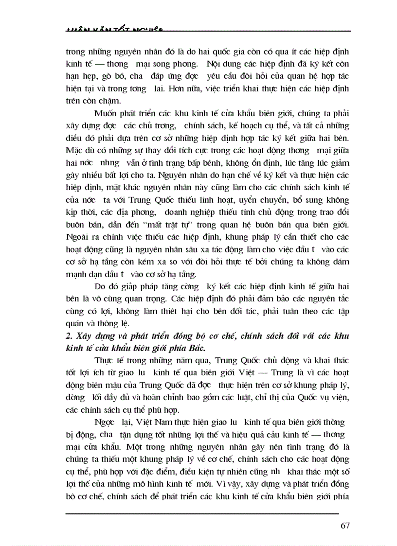 image for page Khu kinh tế cửa khẩu và tác động của nó đối với việc phát triển vùng Đông Bắc