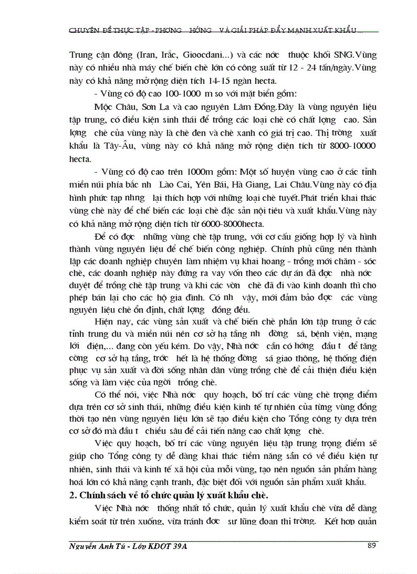 image for page Phương hướng và giải pháp nhằm đẩy mạnh hoạt động xuất khẩu chè tại Tổng Công Ty chè Việt Nam