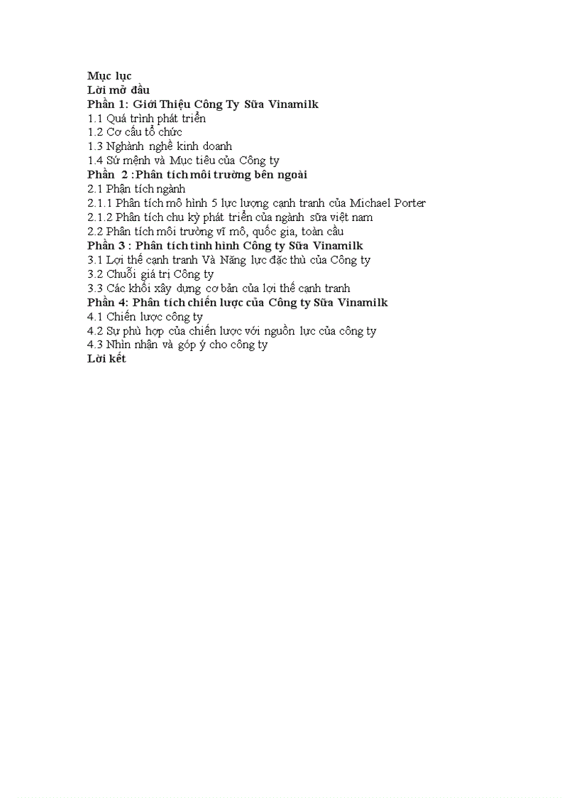 image for page Quản trị chiến lược Công Ty Sữa Vinamilk