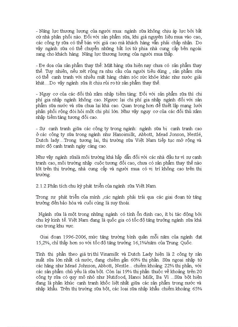 image for page Quản trị chiến lược Công Ty Sữa Vinamilk