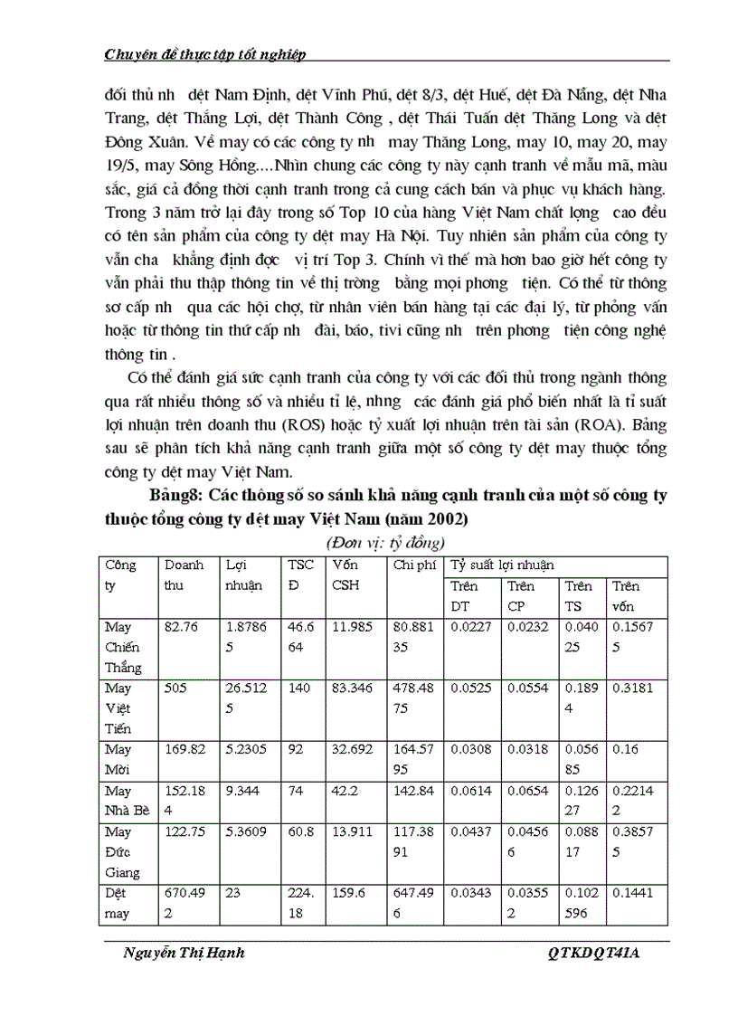 image for page Một số giải pháp chủ yếu nhằm nâng cao khả năng cạnh tranh của công ty dệt may Hà Nội