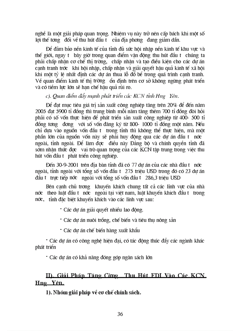 image for page Một số giải pháp tăng cường thu hút đầu tư trực tiếp FDI nhằm hình thành và phát triển các KCN tập trung trên địa bàn tỉnh Hưng Yên