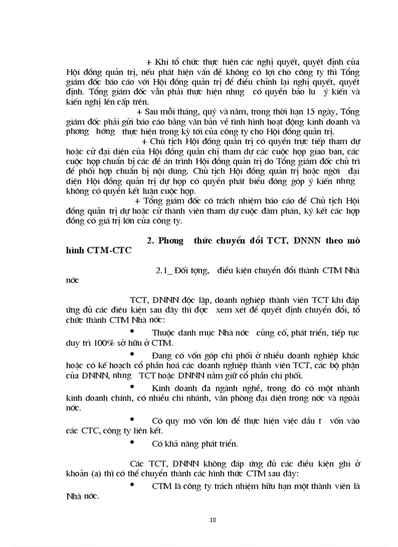 image for page Khả năng vận dụng mô hình công ty mẹ công ty con trong nền kinh tế Việt Nam