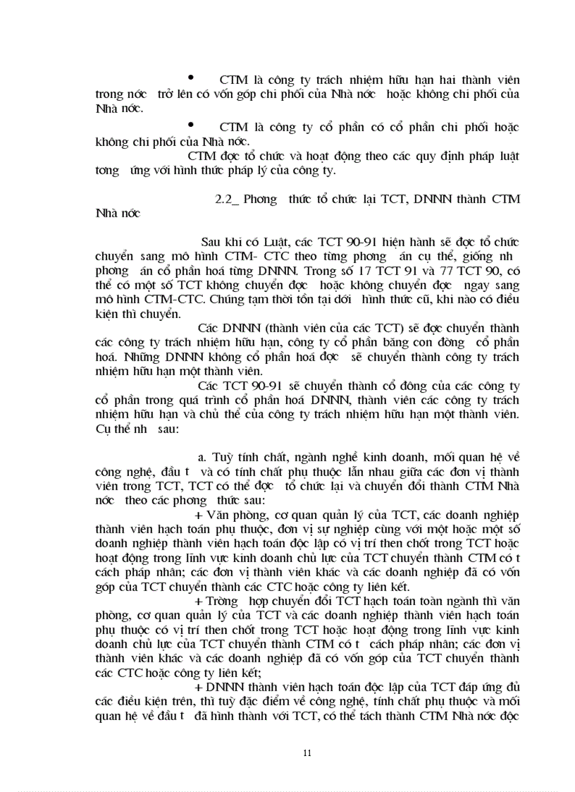 image for page Khả năng vận dụng mô hình công ty mẹ công ty con trong nền kinh tế Việt Nam