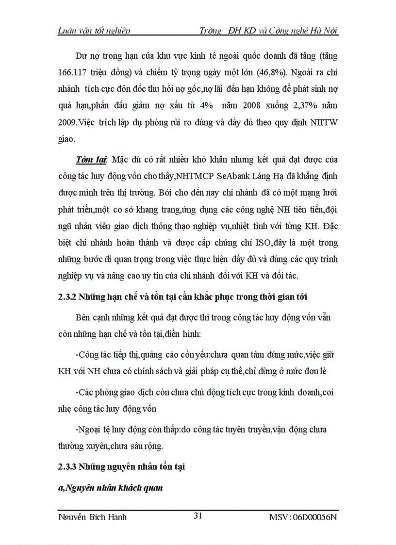 image for page 1số giải pháp nâng nhằm cao hiệu qu huy động vốn tại ngânhàng NHTMCP SeAbank chi nhánh Láng Hạ