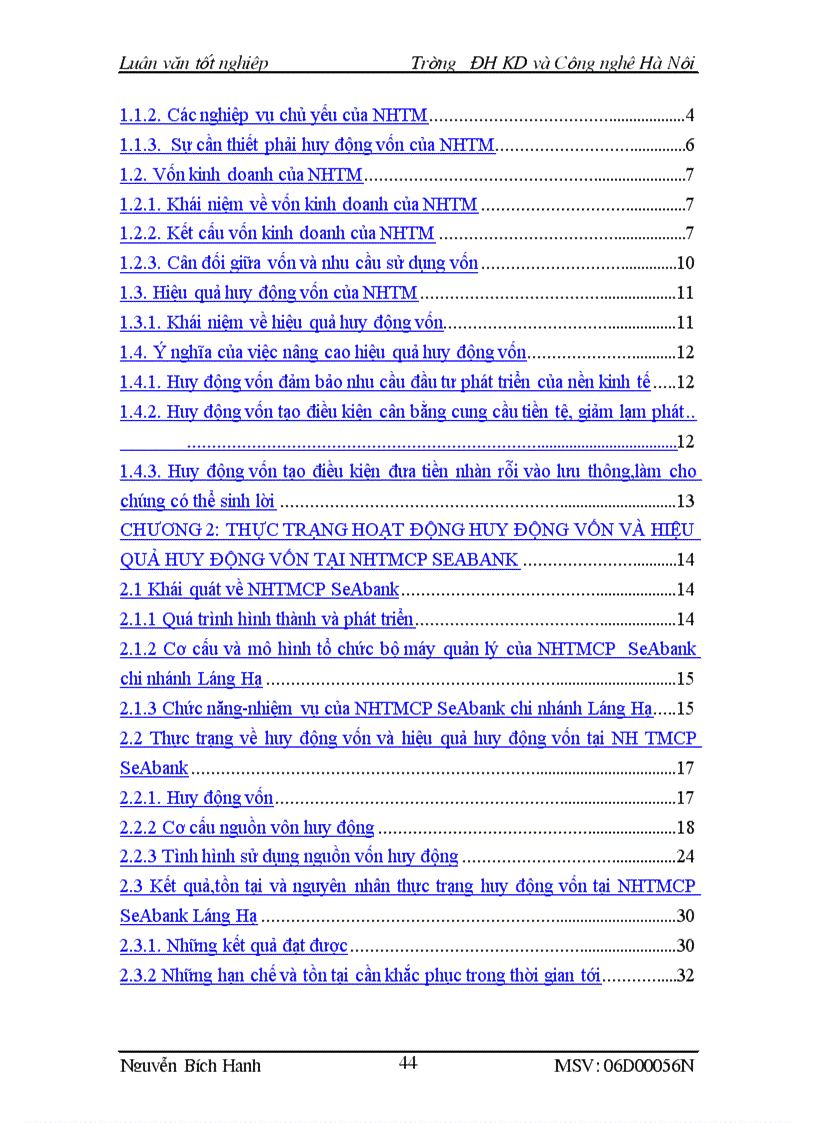 image for page 1số giải pháp nâng nhằm cao hiệu qu huy động vốn tại ngânhàng NHTMCP SeAbank chi nhánh Láng Hạ