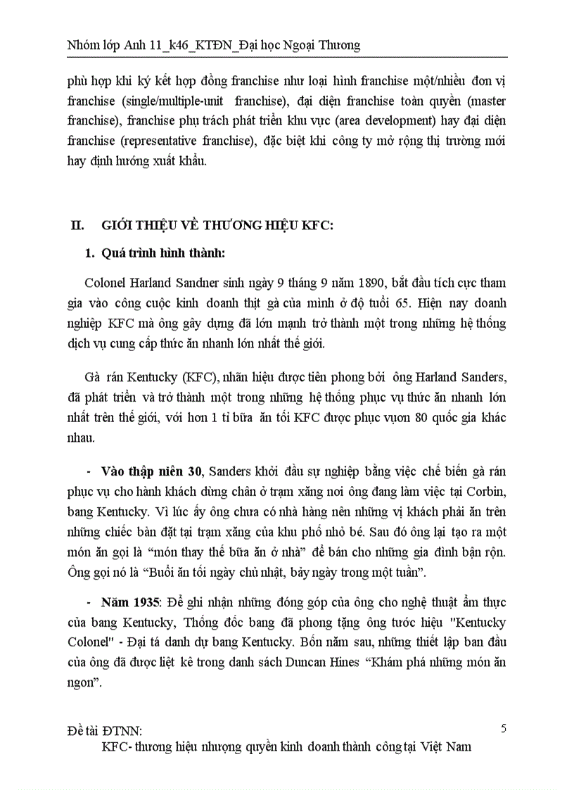 image for page KFC thương hiệu nhượng quyền kinh doanh thành công tại Việt Nam