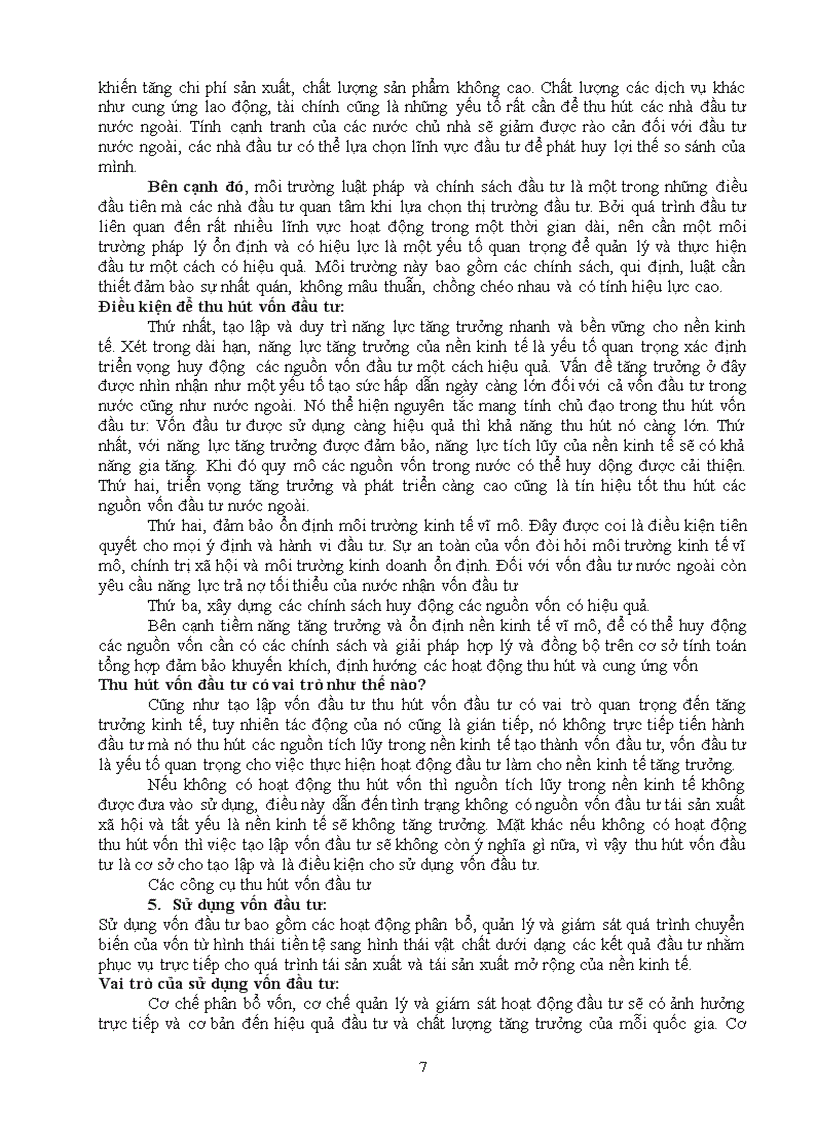 image for page Mối quan hệ giữa tạo lập thu hút và sử dụng vốn đầu tư Lấy thực tế ở Việt nam để chứng minh