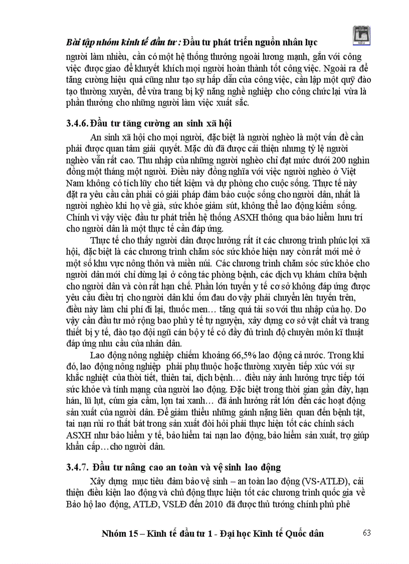 image for page Đầu tư phát triển nguồn nhân lực ở Việt Nam