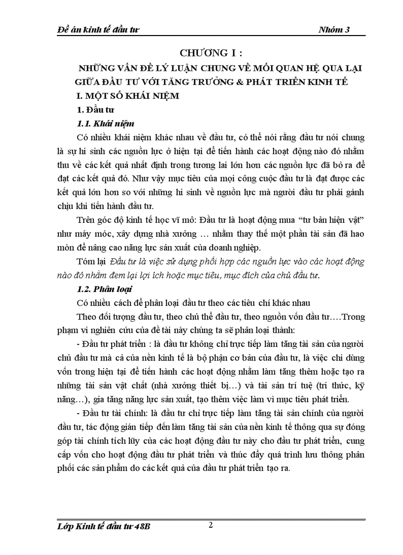 image for page Mối quan hệ qua lại giữa đầu tư với tăng trưởng và phát triển kinh tế