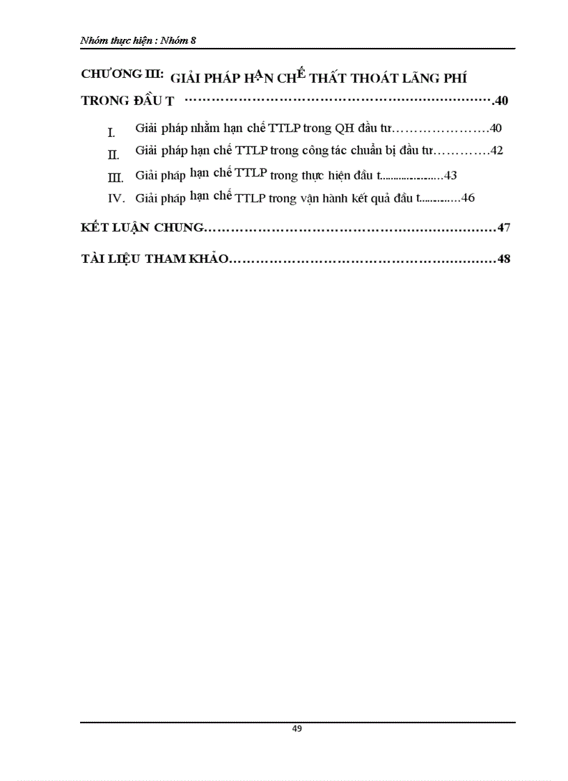 image for page Thất thoát lãng phí trong đầu tư thực trạng và giải pháp