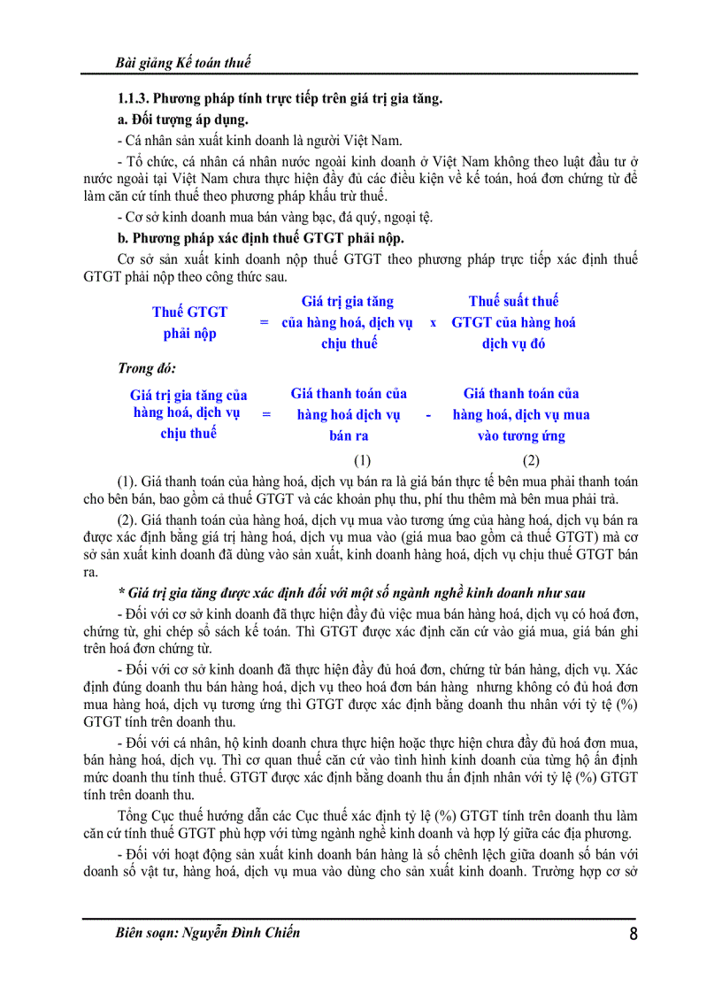 image for page Giáo trình kế toán thuế