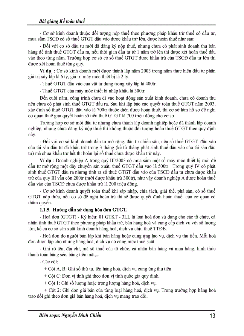 image for page Giáo trình kế toán thuế