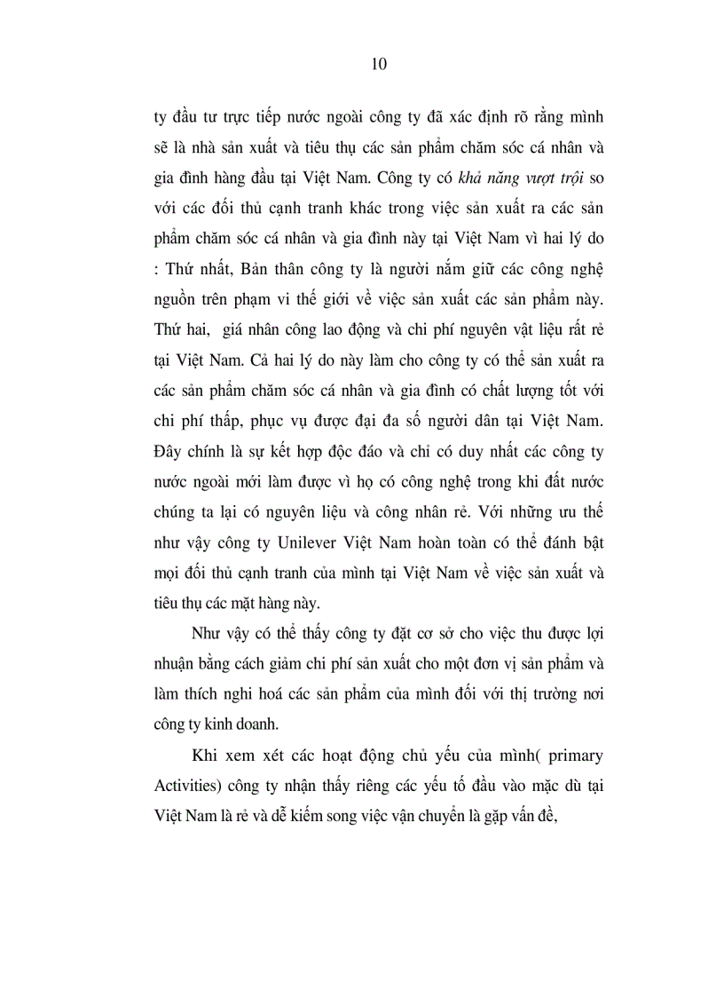 image for page Chiến lược marketing của công ty Unilever Việt Nam