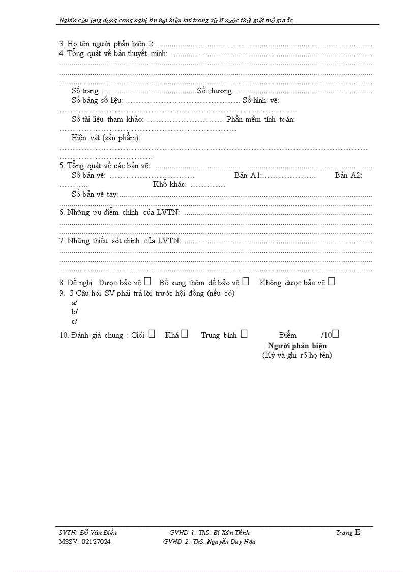 image for page Nghiên Cứu Ứng Dụng Công Nghệ Bùn Hạt Hiếu Khí Trong Xử Lý Nước Thải Giết Mổ Gia Súc