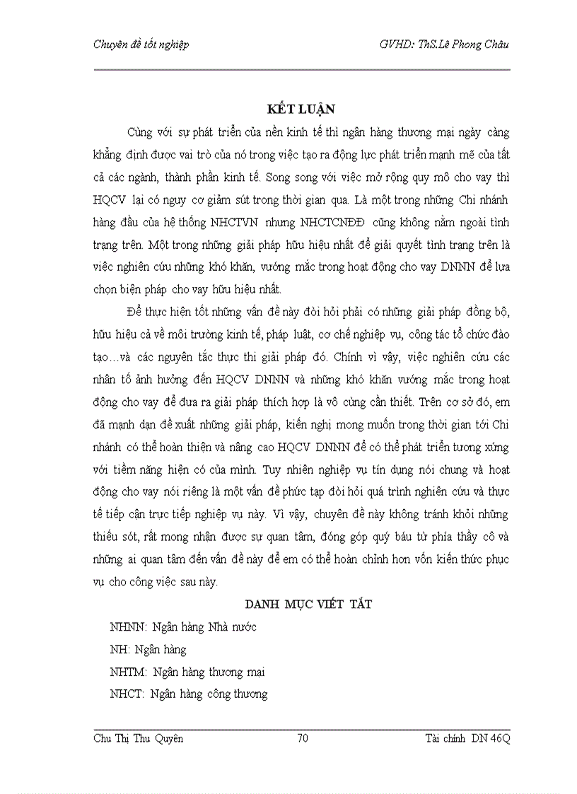 image for page Giải pháp nâng cao hiệu quả cho vay đối với Doanh nghiệp nhà nước tại ngân hàng NHTMCP Công Thương VietinBank chi nhánh Đống Đa