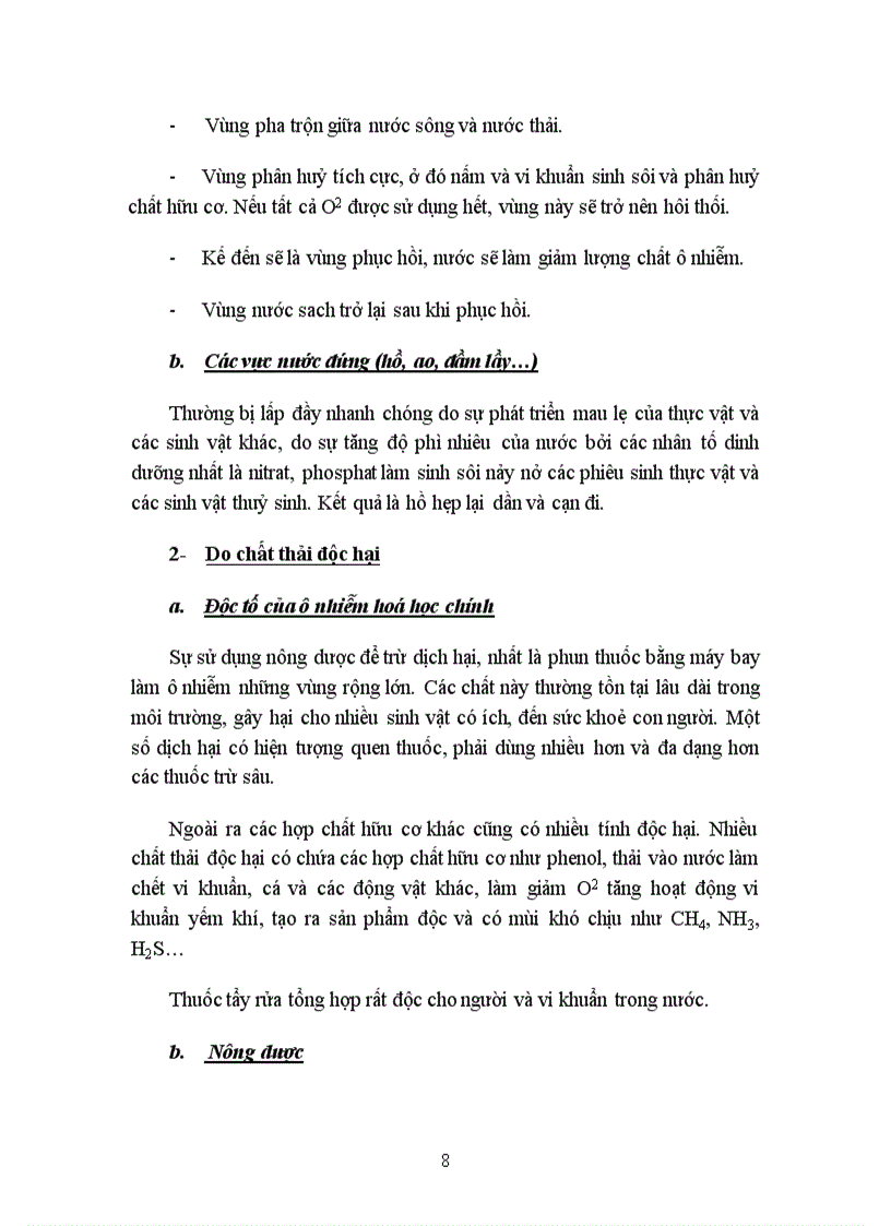 image for page Tìm hiểu về hiện tượng ô nhiễm nước