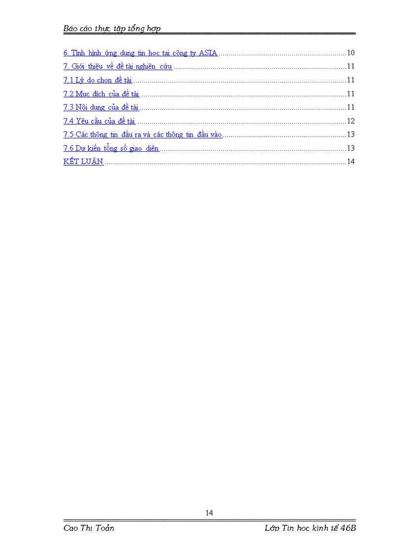 image for page Báo cáo thực tập tổng hợp tại Công ty CP phát triển phần mềm ASIA