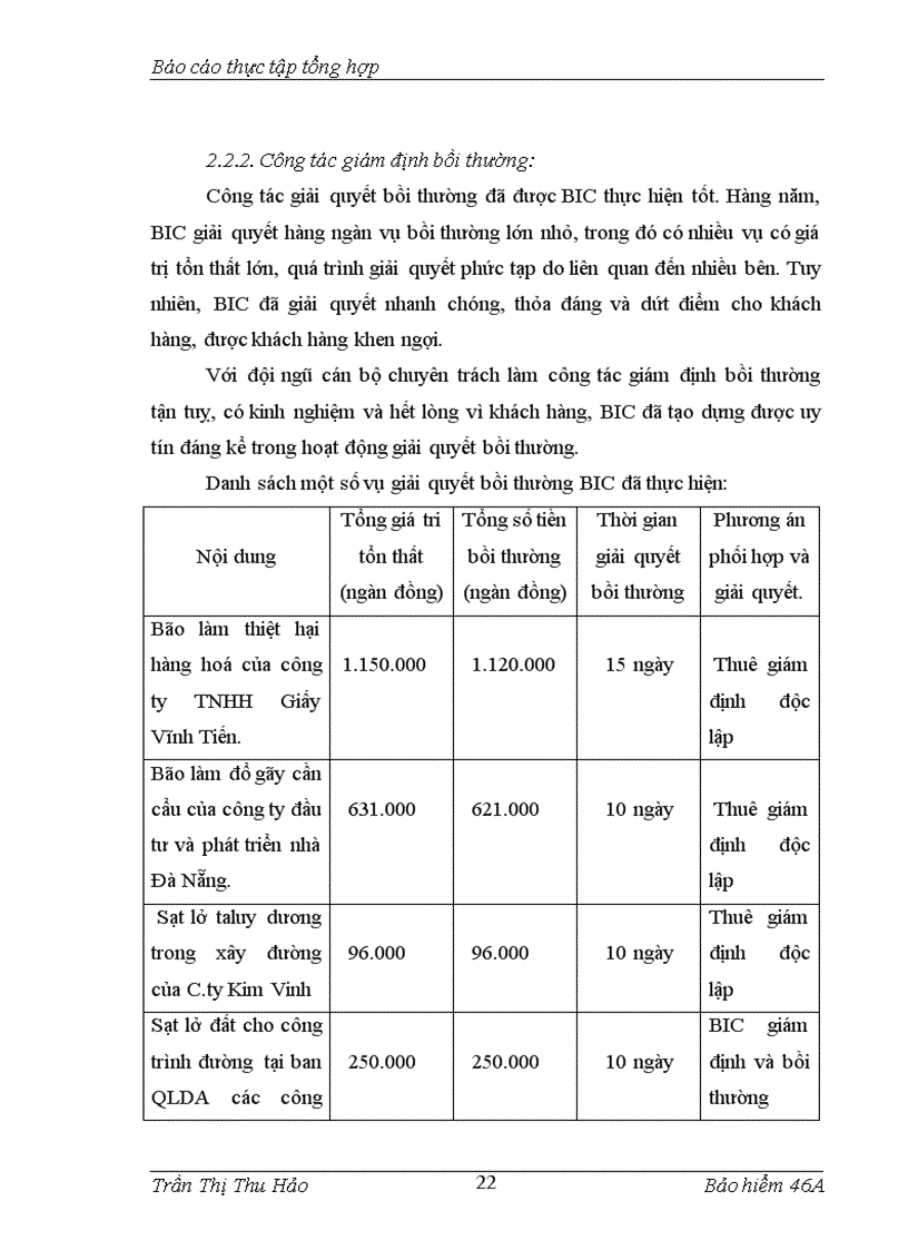 image for page Báo cáo thực tập tại Công ty bảo hiểm ngân hàng NHĐT PT BIC Việt Nam