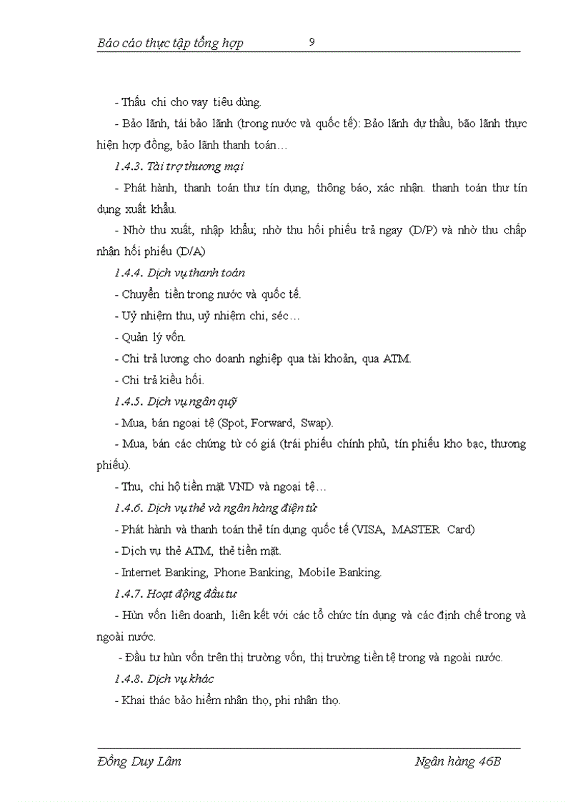 image for page Báo cáo thực tập tại Sở Giao dịch 1 ngân hàng NHTMCP Công Thương VietinBank Việt Nam lt NHa gt
