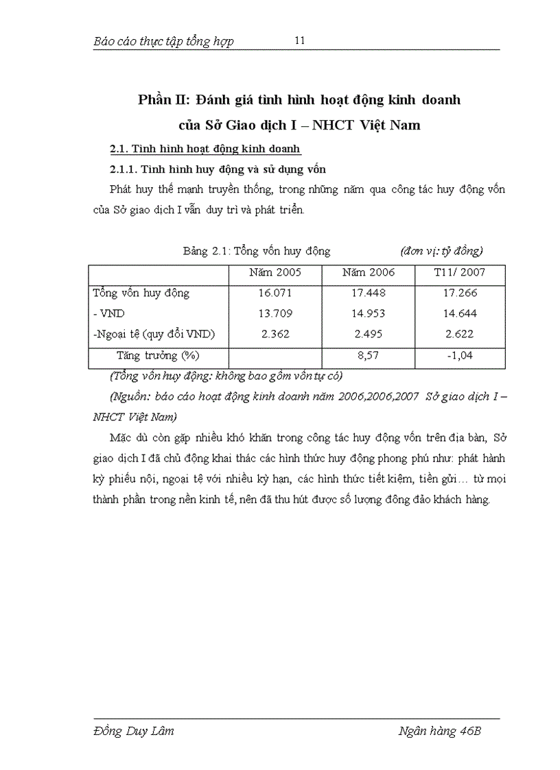 image for page Báo cáo thực tập tại Sở Giao dịch 1 ngân hàng NHTMCP Công Thương VietinBank Việt Nam lt NHa gt